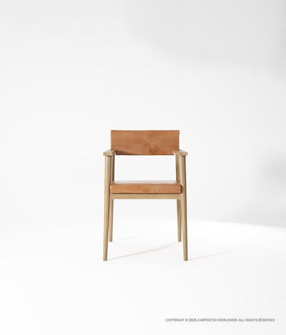 VINTAGE Armchair with Leather