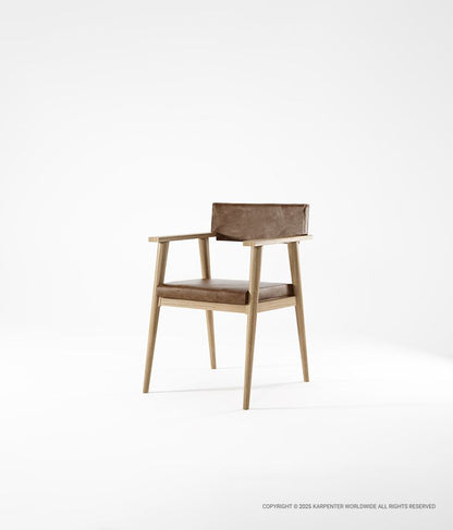 VINTAGE Armchair with Leather