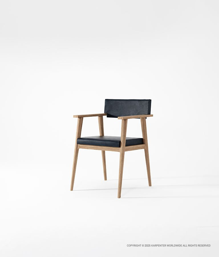 VINTAGE Armchair with Leather