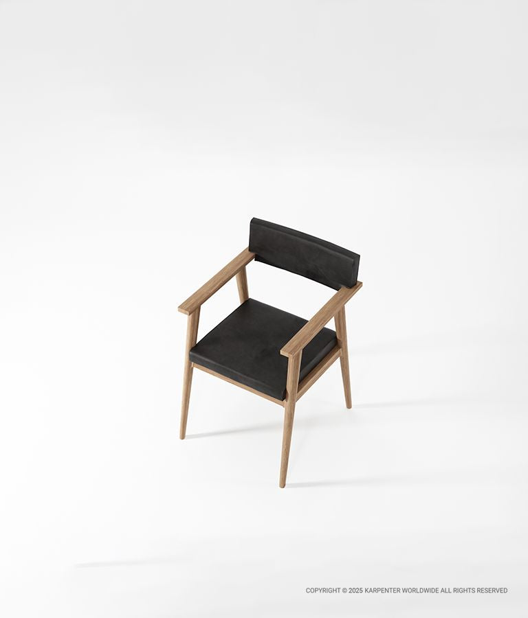 VINTAGE Armchair with Leather