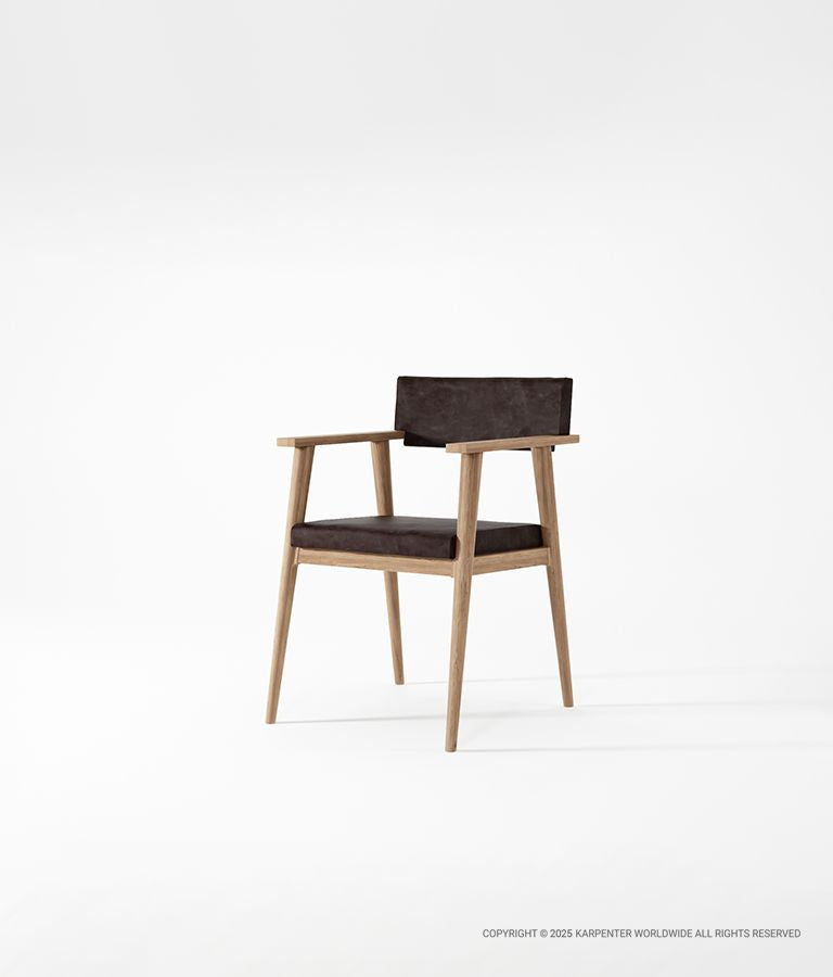 VINTAGE Armchair with Leather
