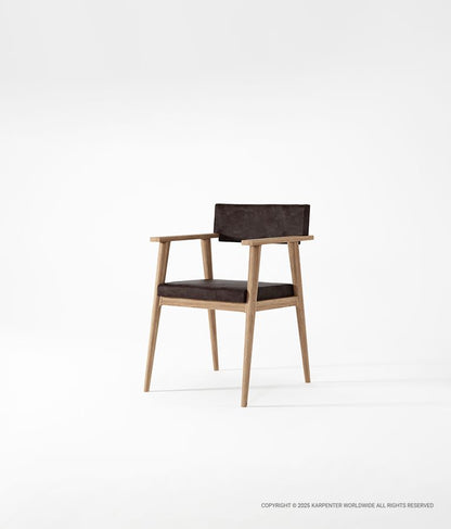 VINTAGE Armchair with Leather