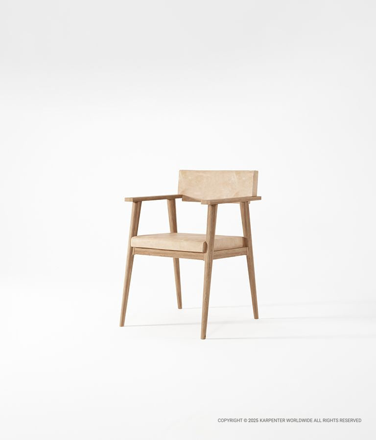 VINTAGE Armchair with Leather