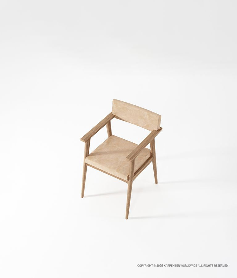 VINTAGE Armchair with Leather