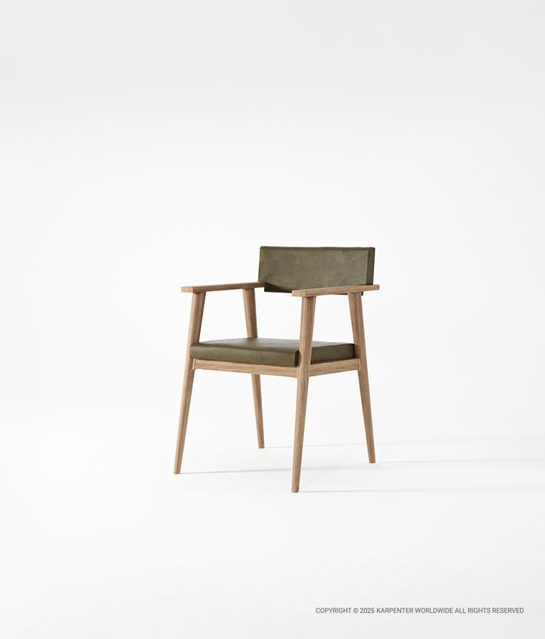 VINTAGE Armchair with Leather