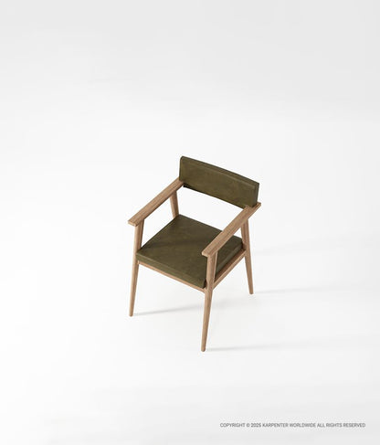 VINTAGE Armchair with Leather