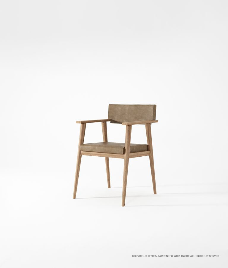VINTAGE Armchair with Leather