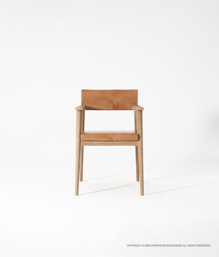 VINTAGE Armchair with Leather