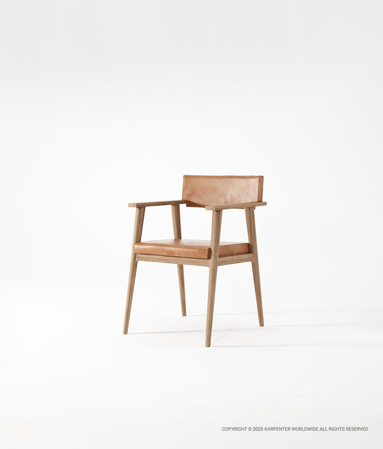 VINTAGE Armchair with Leather