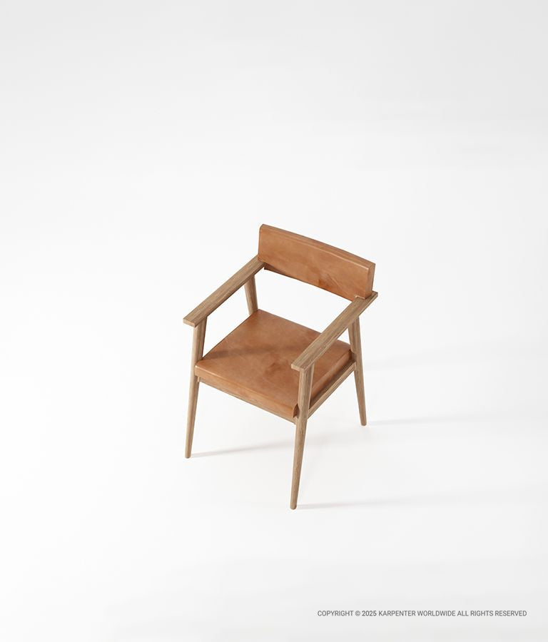 VINTAGE Armchair with Leather