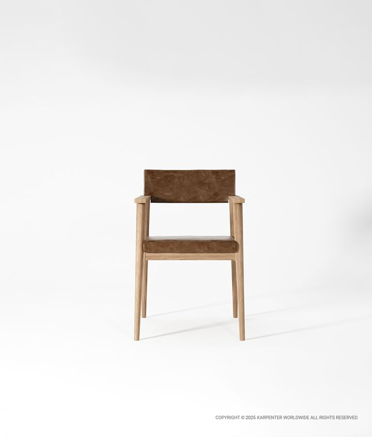 VINTAGE Armchair with Leather
