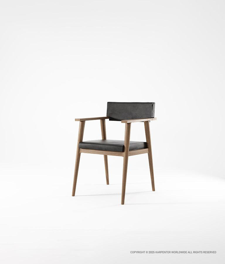 VINTAGE Armchair with Leather