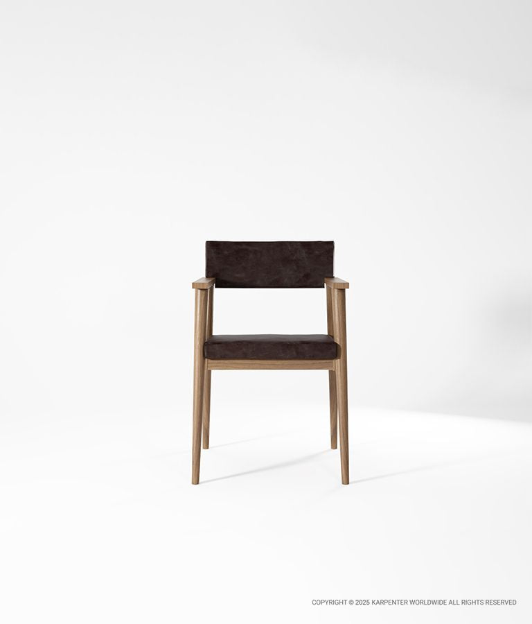VINTAGE Armchair with Leather