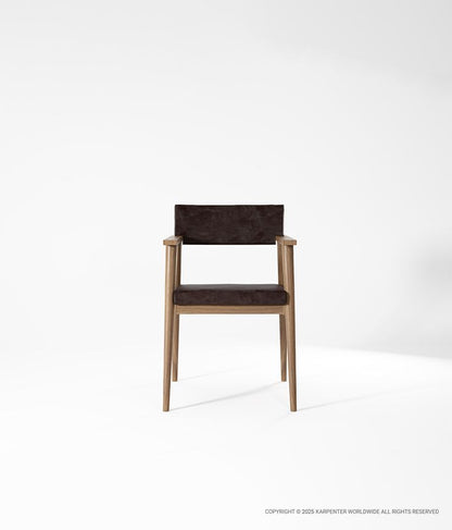 VINTAGE Armchair with Leather