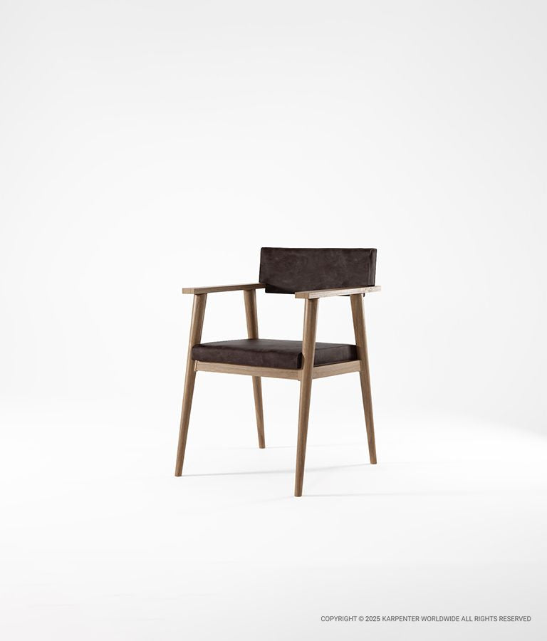 VINTAGE Armchair with Leather