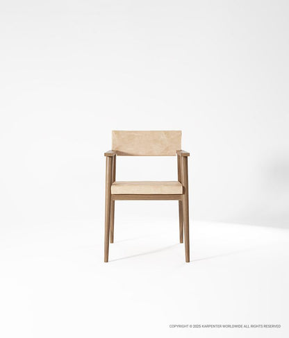 VINTAGE Armchair with Leather
