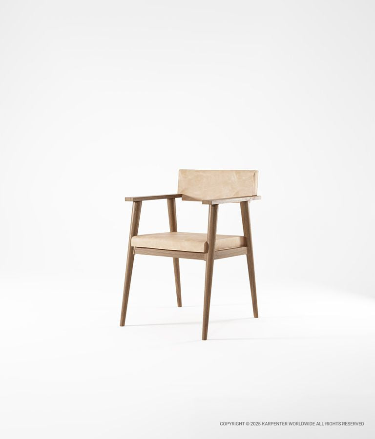 VINTAGE Armchair with Leather