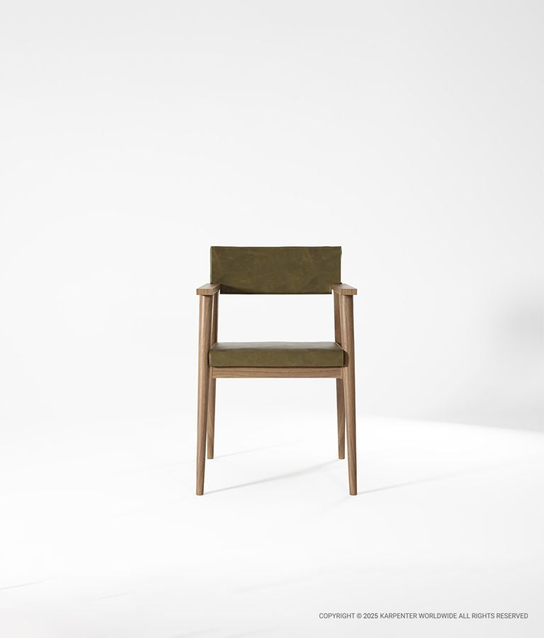 VINTAGE Armchair with Leather