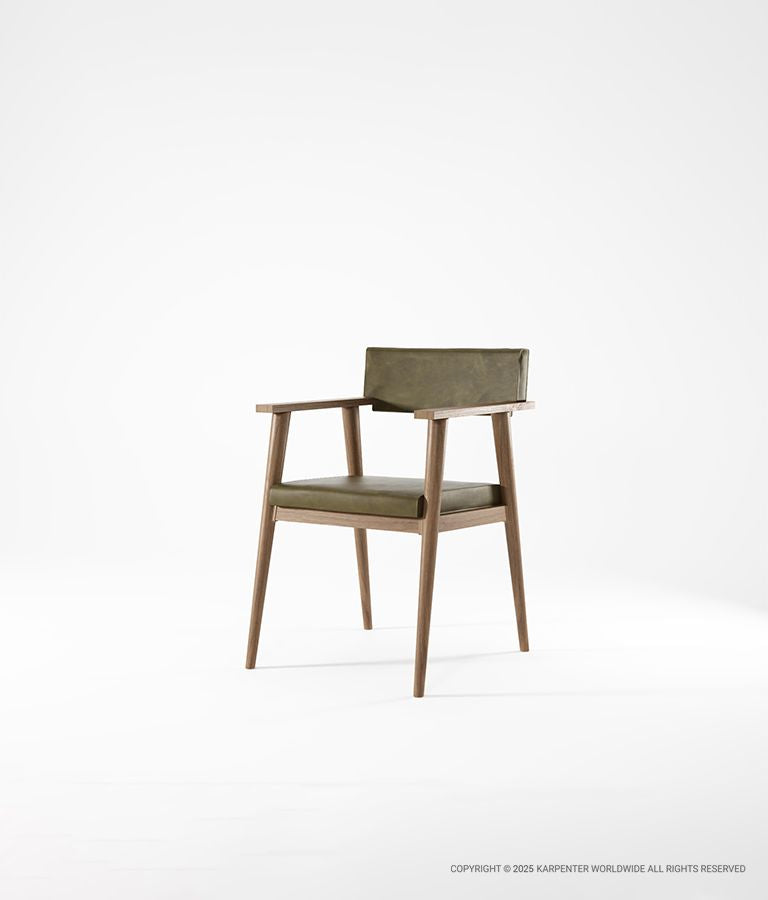 VINTAGE Armchair with Leather