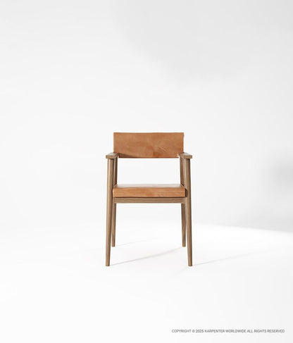VINTAGE Armchair with Leather