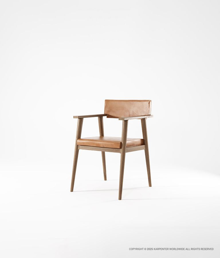 VINTAGE Armchair with Leather