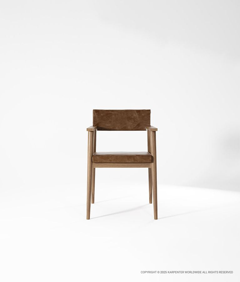 VINTAGE Armchair with Leather