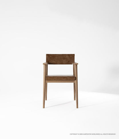 VINTAGE Armchair with Leather