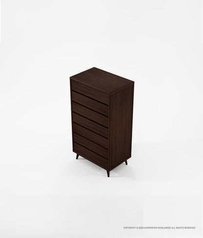 VINTAGE Tallboy 7 Drawers