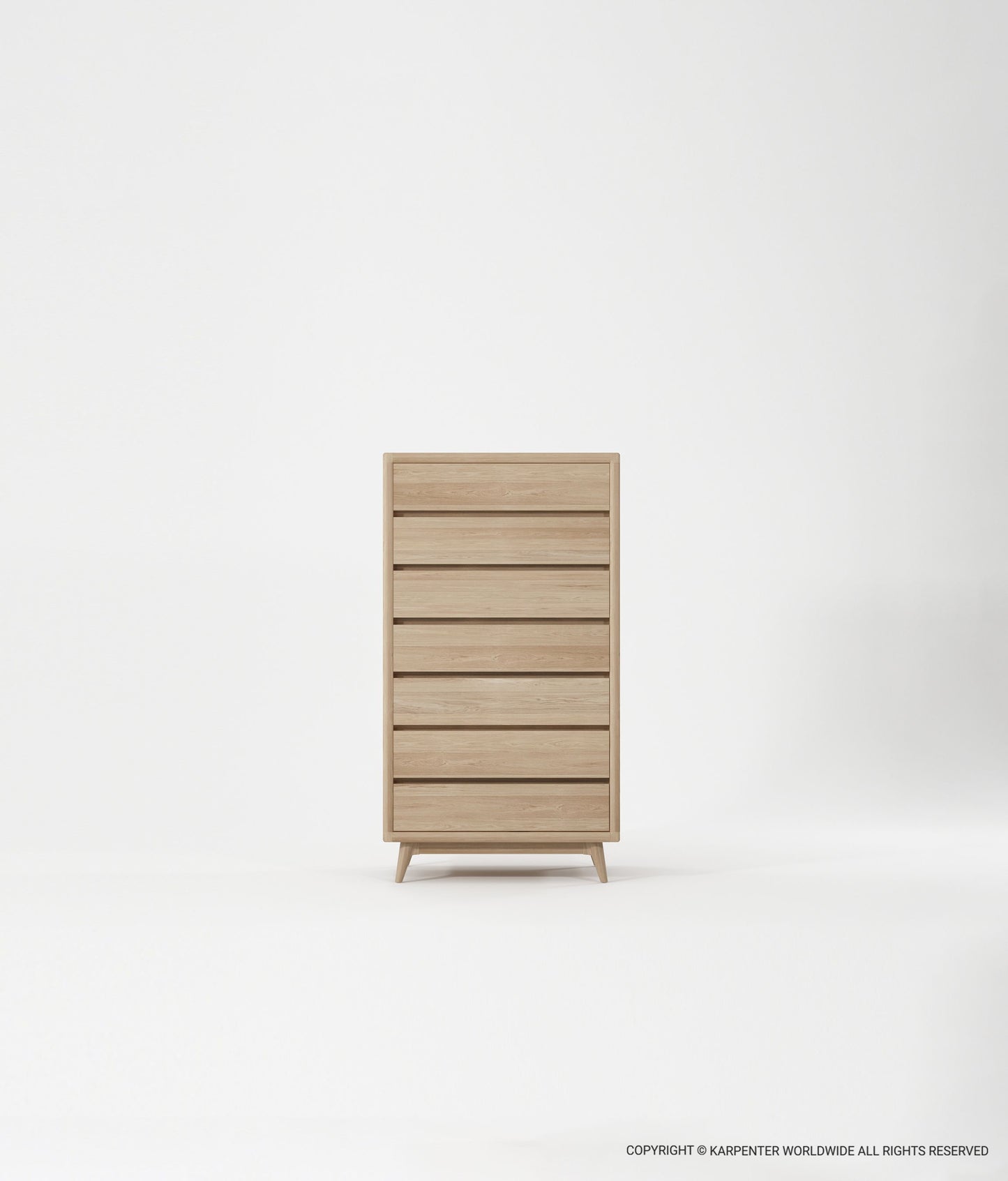 VINTAGE Tallboy 7 Drawers
