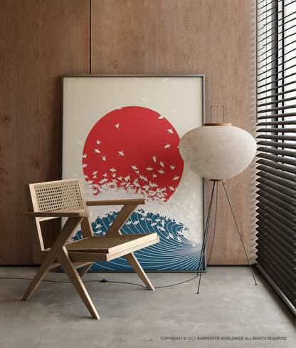 TRIBUTE Easy Chair w/ Natural Rattan